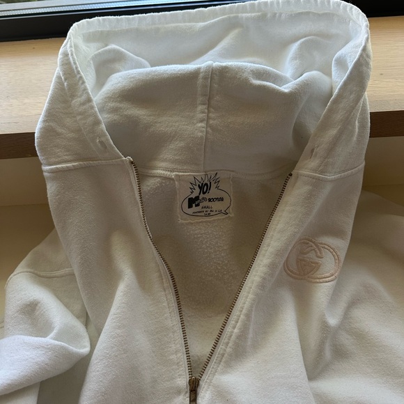 Gucci White Half-Zip Hoodie - Picture 6 of 10